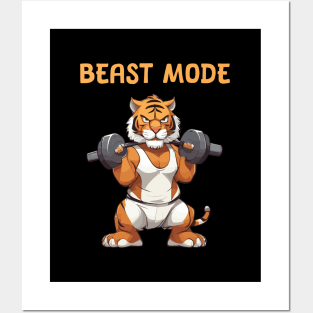 Beast mode for gym Posters and Art